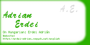 adrian erdei business card