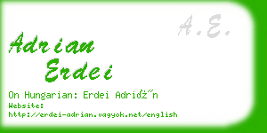 adrian erdei business card